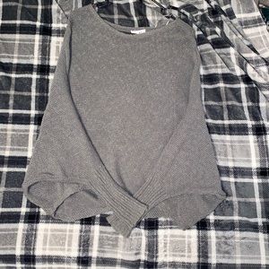 Knit Green Poncho-Sweater